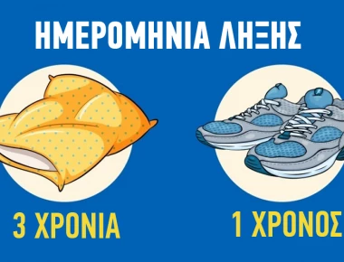 Δεκαέξι αντικείμενα που αγνοείται την ημερομηνία λήξης τους